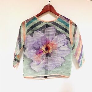 Picobell flower print top Size 40 medium